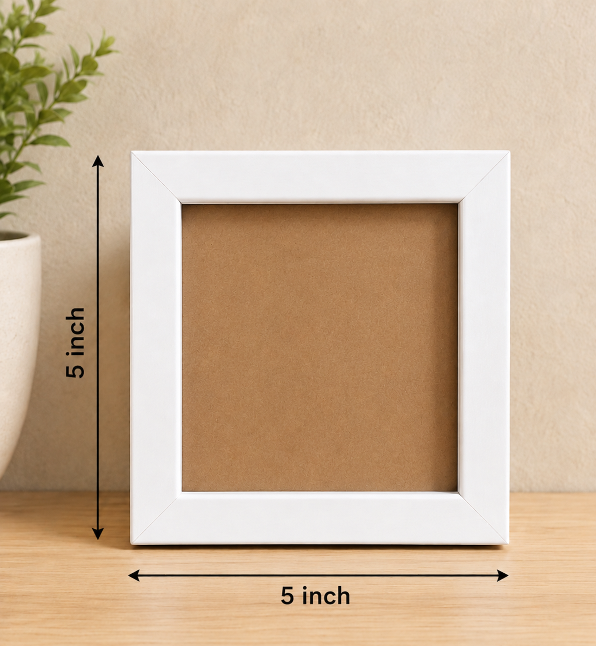 The CUSTOMIZER Modern Collage Photo Collage Frame, Spotify Photo Frame with White Border | 5x5 Inches Gift for Birthday and Friendship, Wall Mountable Picture Display (White Collage Frame) - Image 4