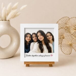 Radha Krishna 'Radhe Radhe' LED Photo Frame - Design 02