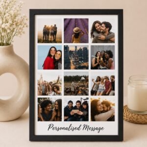Radha Krishna 'Radhe Radhe' LED Photo Frame - Design 09