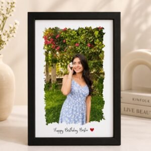 Radha Krishna 'Radhe Radhe' LED Photo Frame - Design 18