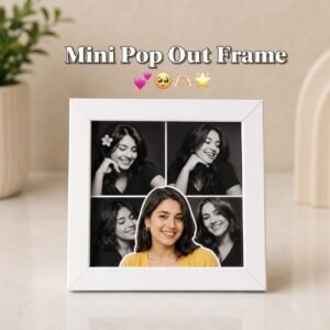 Radha Krishna 'Radhe Radhe' LED Photo Frame - Design 22