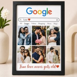 Radha Krishna 'Radhe Radhe' LED Photo Frame - Design 27
