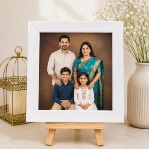Radha Krishna 'Radhe Radhe' LED Photo Frame - Design 32