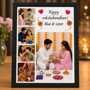 Radha Krishna 'Radhe Radhe' LED Photo Frame - Design 37