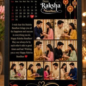 Radha Krishna 'Radhe Radhe' LED Photo Frame - Design 38